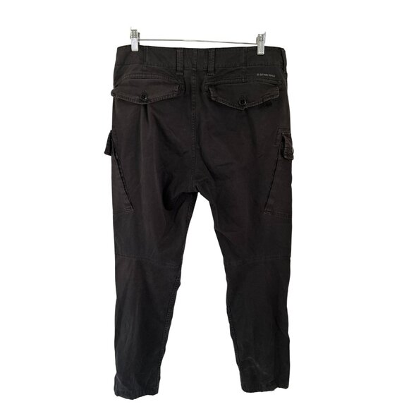 G-Star Cargo Pants RCO Roxic Loose Tapered in Raven Size 34/30 - Picture 6 of 10